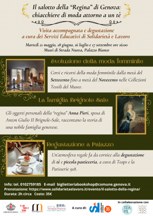 Il salotto della “regina di genova, chiacchiere di moda attorno a un tè